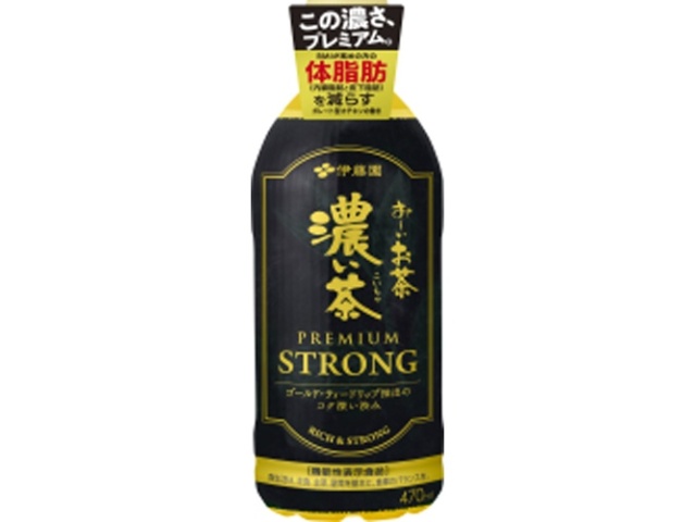 伊藤園お~いお茶濃い茶プレミアムストロングP470【09/08 新商品】