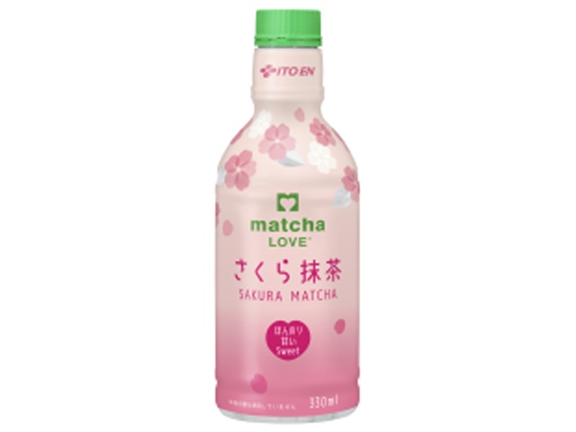 伊藤園 パウダーインさくら抹茶 P330ml【01/19 新商品】