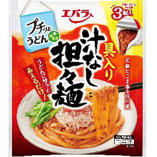 エバラ プチッとうどん プラス具入り汁なし3個