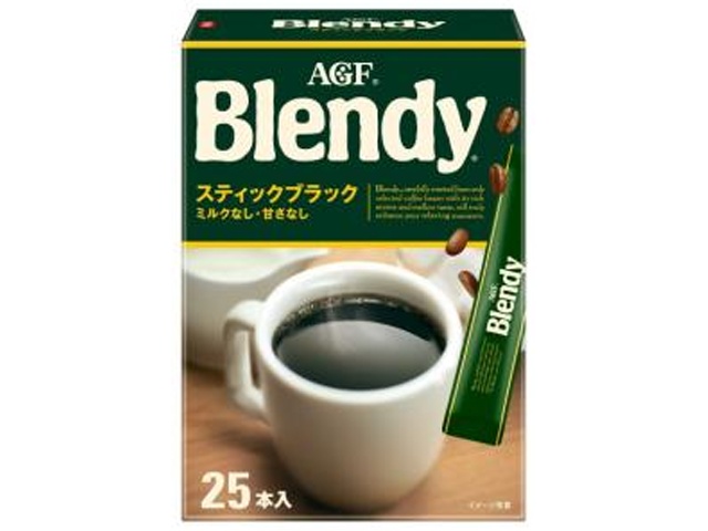 AGF ブレンディ スティックブラック25本【03/02 新商品】