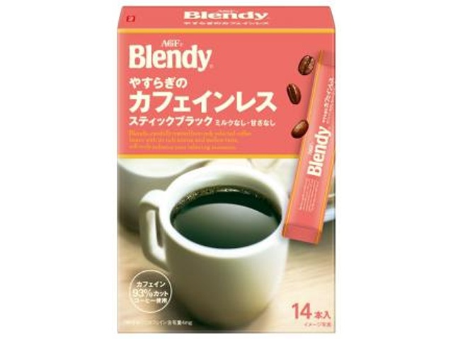 AGF ブレンディブラック カフェインレス14本【03/02 新商品】