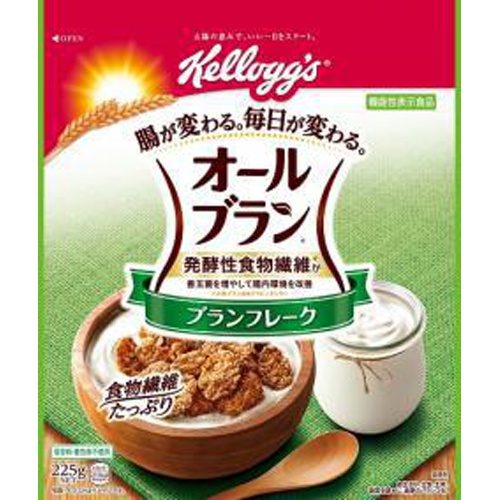 ケロッグ オールブラン ブランフレーク225g【08/25 新商品】