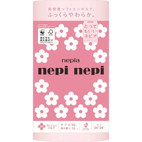 ネピア ネピネピトイレットロール 12RW桜