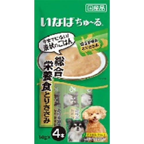 いなば 犬ちゅ〜る総合栄養食ささみ 14g×4本