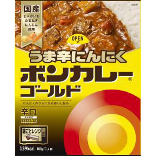 大塚 ボンカレーゴールドうま辛にんにく辛口180g