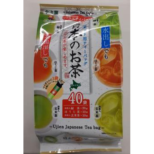 宇治園 日本のお茶ポット用132g緑茶ほうじ玄米