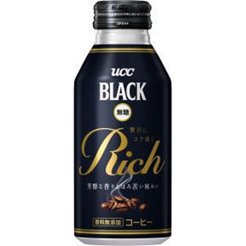UCC BLACK無糖 リッチR缶375g