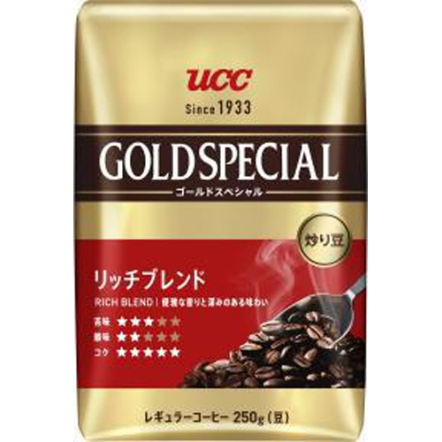UCC 炒り豆ゴールドスペシャルリッチB 250g【09/01 新商品】