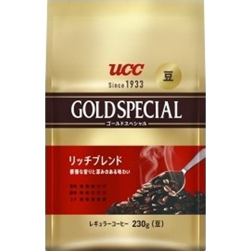 UCC ゴールドスペシャル炒り豆リッチ230g【09/01 新商品】