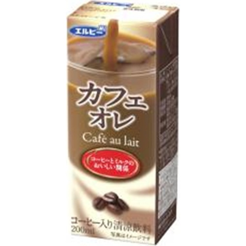 エルビー カフェオレ 紙200ml