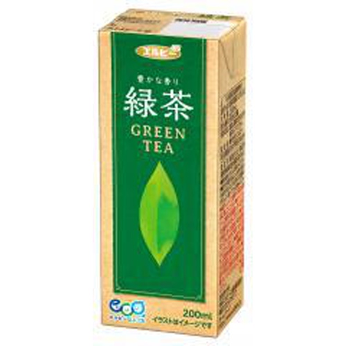 エルビー 緑茶 紙200ml