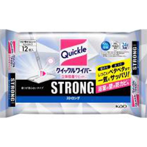 クイックルワイパー 立体吸着ウエットS ストロング【05/20 新商品】