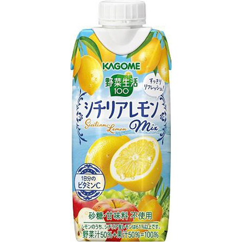 カゴメ 野菜生活100シチリアレモンmix 330