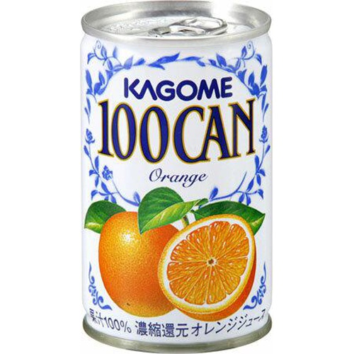 カゴメ 100CANオレンジ 160g