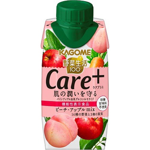 カゴメ 野菜生活Care+ピーチアップル195ml