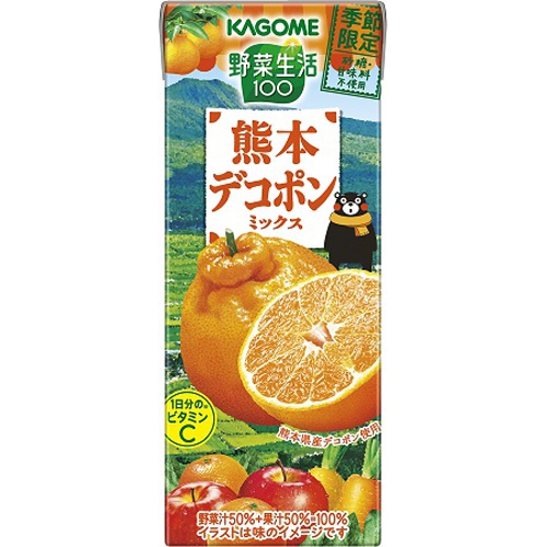 野菜生活100 熊本デコポンミックス 195ml【12/05 新商品】【12/05 新商品】