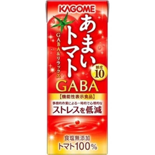 カゴメ あまいトマトGABAストレス低減195ml