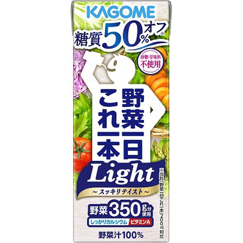 カゴメ 野菜一日これ一本Light 200ml