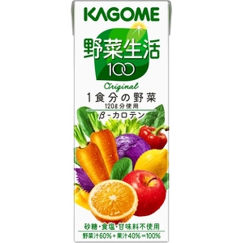 カゴメ 野菜生活100 紙200ml