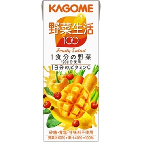 カゴメ 野菜生活マンゴーサラダ 紙200ml