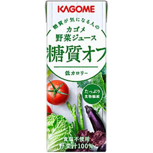 カゴメ 野菜ジュース糖質オフ 200ml