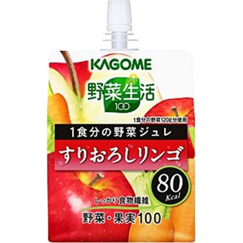 カゴメ 野菜生活100野菜ジュレ すりおろしリンゴ