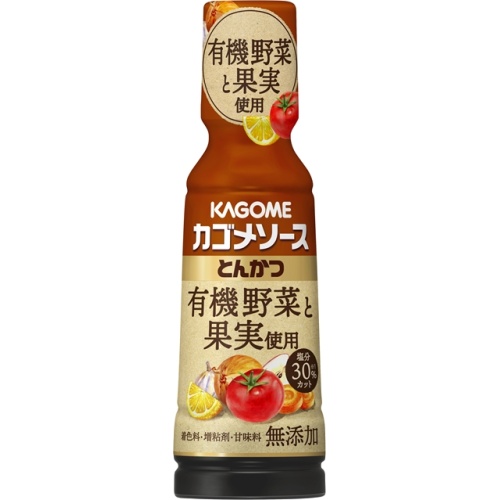 カゴメ 有機野菜と果実使用とんかつソース175ml