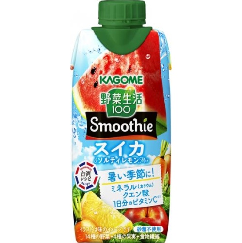 カゴメ スムージースイカ&レモン 330ml【07/01 新商品】