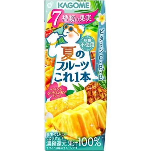 カゴメ 夏のフルーツこれ一本パイン&シトラスレモン
