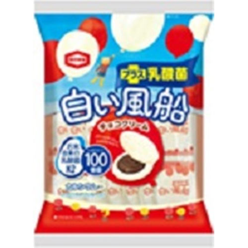 亀田 白い風船 チョコクリーム18枚