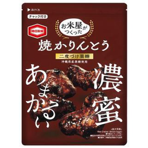 亀田 お米屋がつくった焼かりんとう黒糖 80g