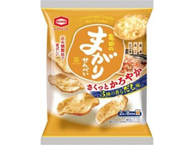 ◆亀田 まがりせんべい 3種の香るだし味16枚【10/06 新商品】