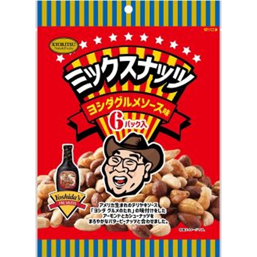 共立 ミックスナッツ ヨシダソース味6P【04/19 新商品】
