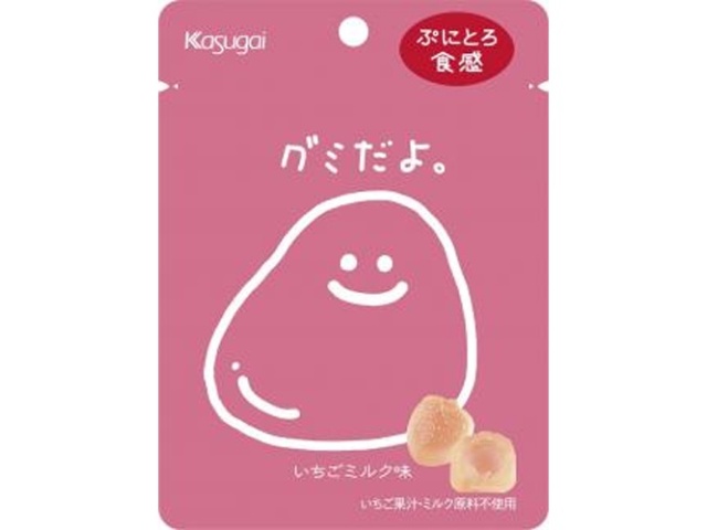 春日井 グミだよ。いちごミルク味 60g【08/25 新商品】