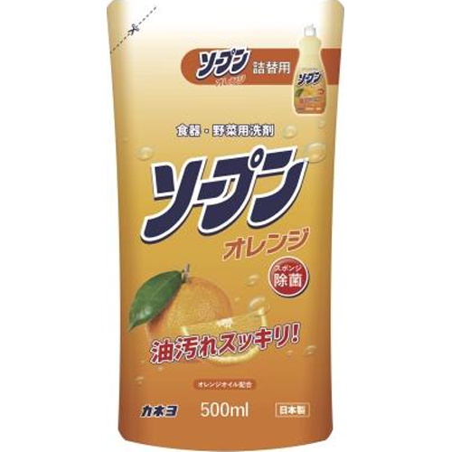 カネヨ ソープンオレンジ詰替500ml【04/01 新商品】