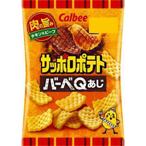 カルビー サッポロポテトバーベQあじ 24g