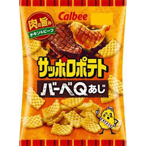 カルビー サッポロポテト バーベQあじ72g