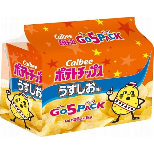 カルビー ポテト うすしお味ゴー5パック 140g