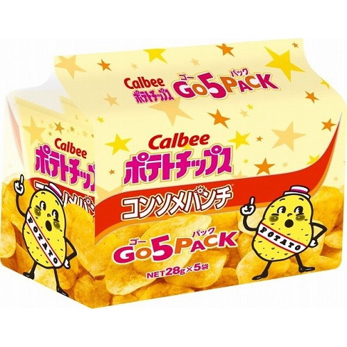 カルビー ポテトコンソメパンチゴー5P 140g