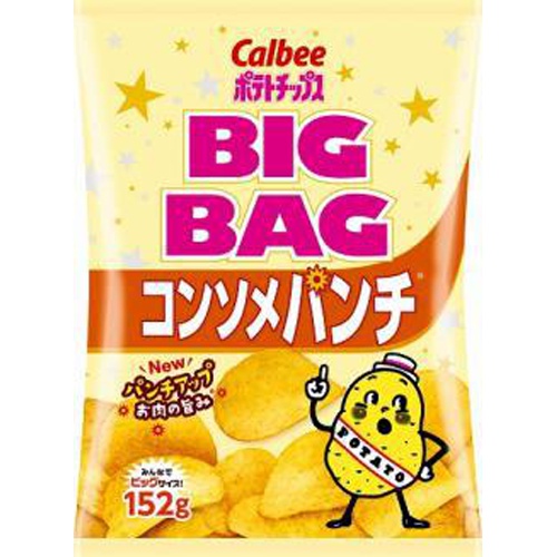 カルビー ビッグバッグ コンソメパンチ152g【02/07 新商品】