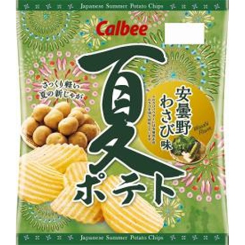 カルビー　夏ポテト安曇野わさび味　65g