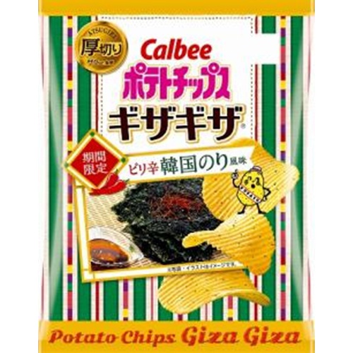 カルビー　ポテトギザギザ　ピリ辛韓国のり58g