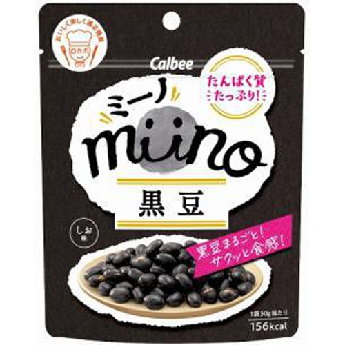 カルビー miino黒豆しお味 30g