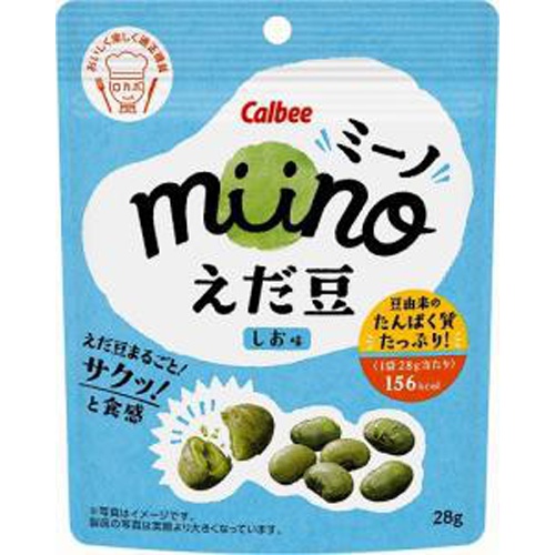 カルビー miino えだ豆三角パックしお味 | 商品紹介 | お菓子・駄菓子 