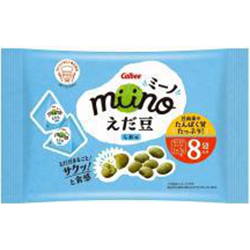 カルビー miino えだ豆三角パックしお味 | 商品紹介 | お菓子・駄菓子 