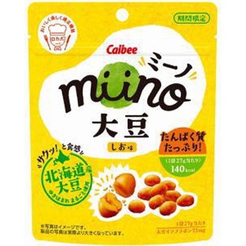 カルビー miino大豆しお味 27g