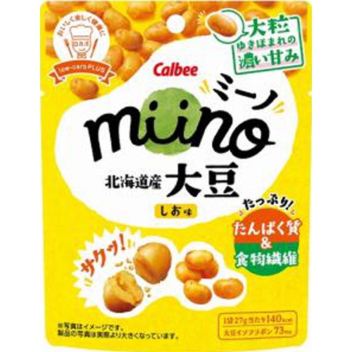 カルビー miino大豆しお味 27g