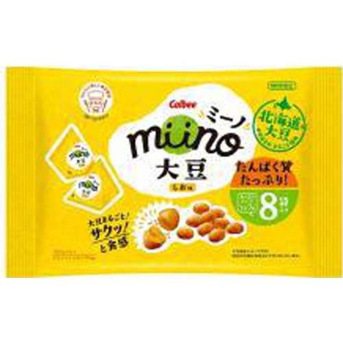 カルビー miino大豆しお味三角パック 56g