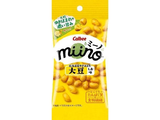 カルビー miino大豆しお味スリムサイズ 22g【09/22 新商品】