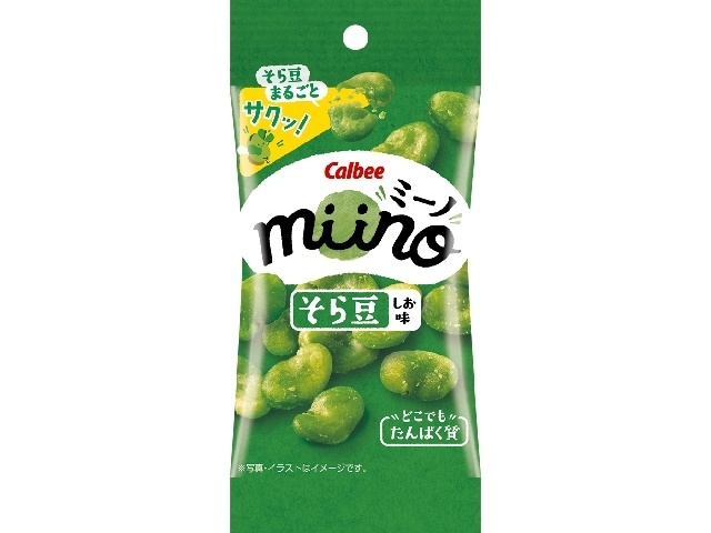 カルビー miinoそら豆しおスリムサイズ 20g【09/22 新商品】